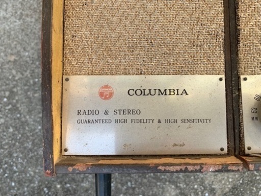 ⭐️大人気❗️レトロ⭐️コロンビア　真空管ラジオ　 Yahoo!オークション - 昭和レトロ 真空管 ラジオ コロンビア #333D FM/