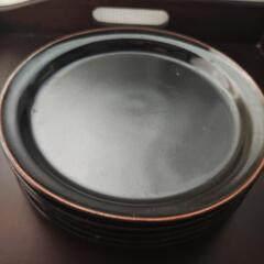 黒い和食器　5枚の画像