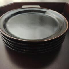 黒い和食器　5枚