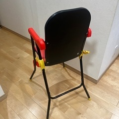 値下げしました！ミッキーマウス幼児用チェア の画像