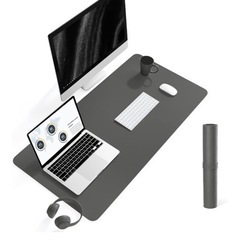 【新品】デスクマット マウス対応 レザー デスクマット 大型マウ...