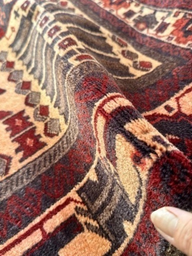 値下げ❗️バルーチ族ラグ105×195