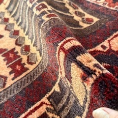212×105 ヴィンテージラグ　バルーチ　手織ラグ 212×105 ヴィンテージラグ　バルーチ　手織ラグ