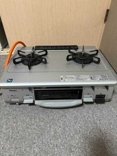中古☆Palomaパロマ　ガスコンロ　フラットトップ　IC-800F-L  LPガス用