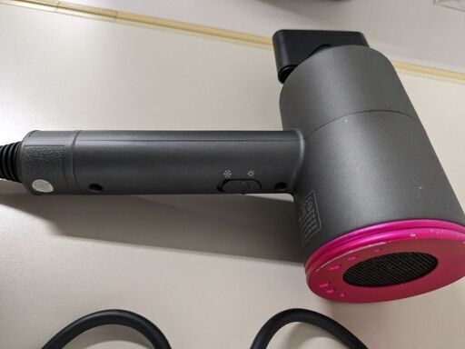 電動ヘアドライヤーモデルd087,低放射,折りたたみ式ハンドル,2000W,