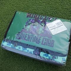 マイクラ　大きなポッケ付き　バスケット  グリーン