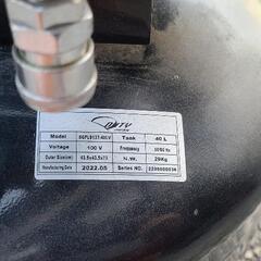 DUTYエアコンプレッサー３馬力100V40Lジャンク品