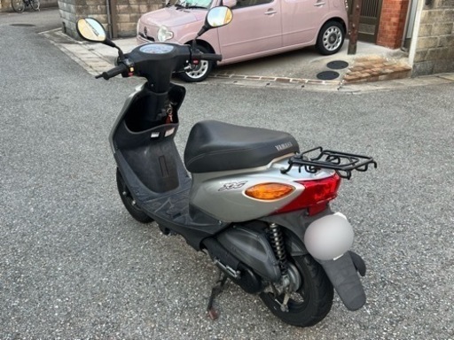 バッテリー新品　転倒歴転倒傷無し　原付き　50cc 　美車　ヤマハ JOG 自賠責長い