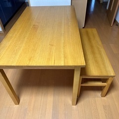無印良品ダイニングテーブル&食器棚　