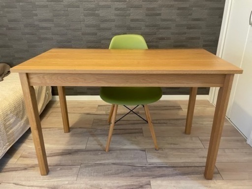 無印良品 デスク(オーク材)  椅子セット
