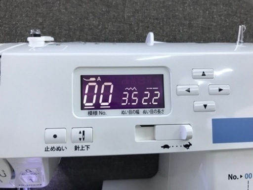 (売れました)美品★JUKI家庭用CPミシンHZL-310   中古整備品