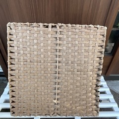 41cm幅大型ナチュラルバスケットカゴの画像