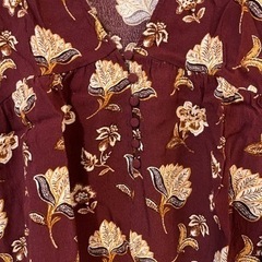 Forever21 エスニック花柄 トップス　服/ファッション シャツ レディースの画像