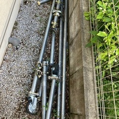 単管パイプ　屋外の画像