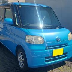 【売約】かわいい水色！車検満タン！平成23年式 タント ナビ 地...