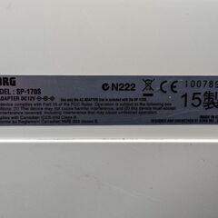 電子ピアノ KORG SP-170S 88鍵盤の画像