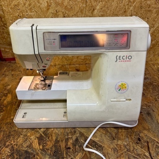 コンピューターミシンJANOME ジャノメ MODEL8100 SECIO セシオ ミシン ジャノメミシン 通電確認済