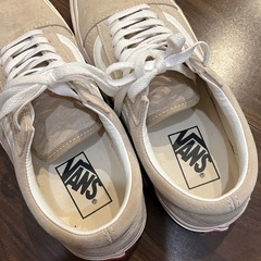 vans　バンズ　スニーカー　ベージュ　24㎝の画像