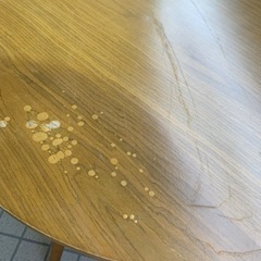 屋外用テーブル0円お譲りします！【汚れあり】の画像