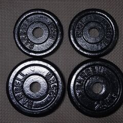 7.5kg（2.5kg×2／1.25kg×2） バーベル／ダンベ...