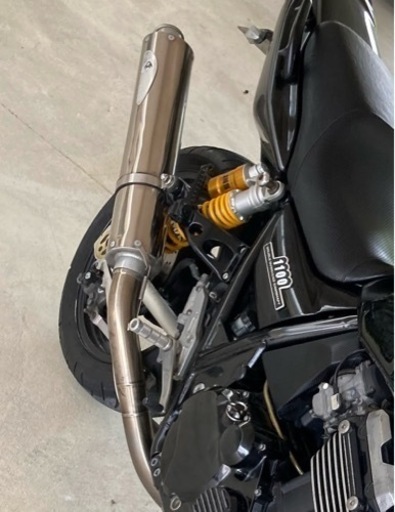 カワサキzrx1100、1200r用Kファクトリーチタンマフラー