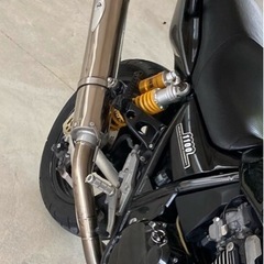 カワサキzrx1100、1200r用Kファクトリーチタンマフラー