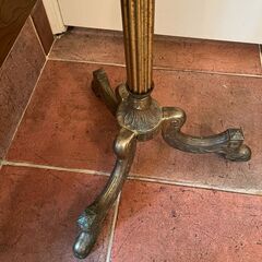 イタリア製　真鍮コートハンガー　ゴールドの画像