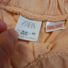 ZARA ボトムス ズボン ザラ  92 95 90 ベビーピンク 短パンの画像