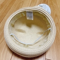 麦わら帽子 キッズ 帽子 夏 耳付き ベビー用品 子ども用品の画像