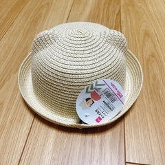 麦わら帽子 キッズ 帽子 夏 耳付き ベビー用品 子ども用品