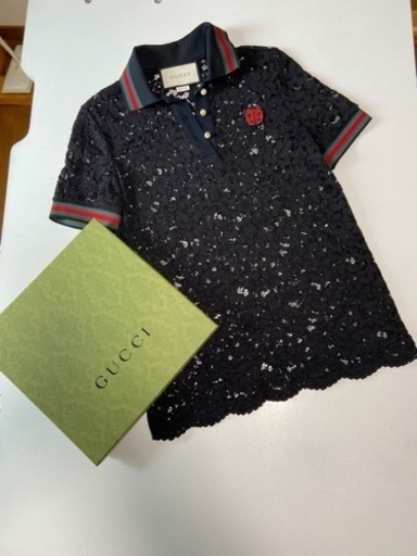 GUCCI グッチ レディース レースポロシャツ サイズXS
