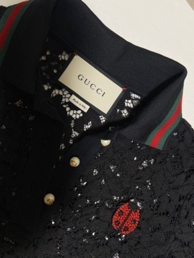 GUCCI グッチ レディース レースポロシャツ サイズXS