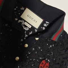 GUCCI グッチ レディース レースポロシャツ サイズXSの画像