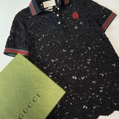 GUCCI グッチ レディース レースポロシャツ サイズXSの画像