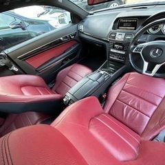 ご成約‼️ベンツEクーペAMG‼赤革‼️低走行‼️車検付き‼️込み込み価格‼️の画像