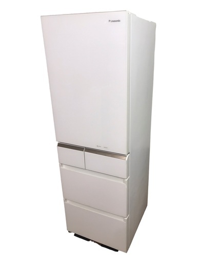 【直接引取歓迎！】Panasonic NR-E413PV-W パナソニック ノンフロン 冷凍冷蔵庫 右開き 5ドア 406L 2018年（埼玉県川越市）