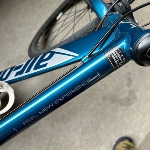 美品！サカモトテクノ製　AIR-ON 700C アルミ 21速　430mm GREEN系 クロスバイク