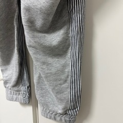 ロデオクラウン　ストライプ柄サロペットスウェット生地の画像