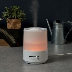 🍎未使用？プラスモア上部給水 超音波式アロマ加湿器 PBAHF002の画像