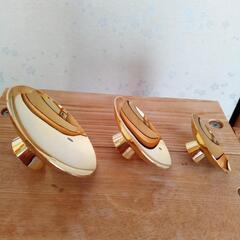 金張りの盃3個セットの画像