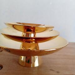 金張りの盃3個セットの画像
