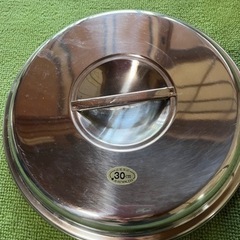 寸胴　　2点  ステンレス寸胴、アルミ寸胴
の画像