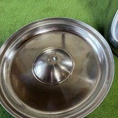 寸胴　　2点  ステンレス寸胴、アルミ寸胴
の画像