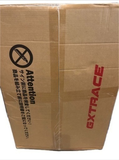 新品未開封【GXTRACE】 ゲーミングチェア PC 青 リクライニング オットマン ヘッドレスト