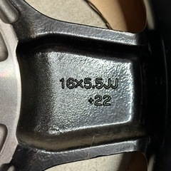中古社外ジムニー用アルミホイール1本のみの画像