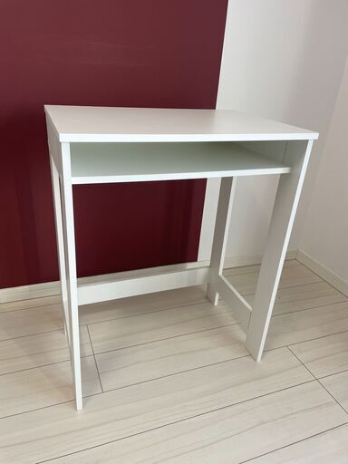 美品　コンパクトデスク　デスクマット付
