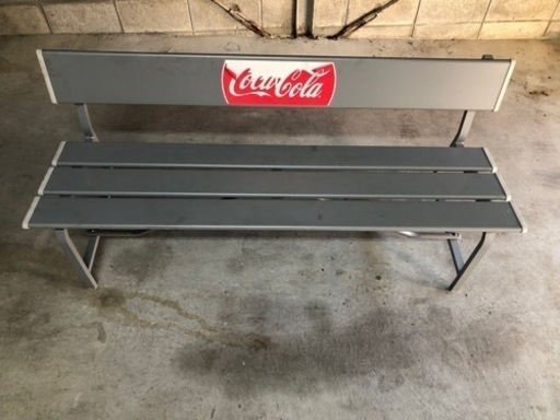 コカコーラ　アルミベンチ　シール剥がれ有り