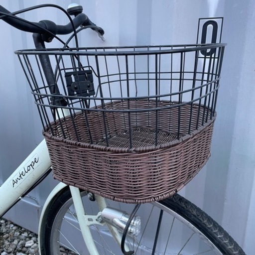 【都内/千葉市引取】ママチャリ 26インチ自転車 カゴ/鍵/オートライト付 都内/千葉市引取】ママチャリ 26インチ自転車 カゴ/鍵/オート