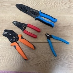 電工ペンチ、カシメ工具他