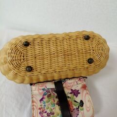 【美品】和柄 かごバックの画像